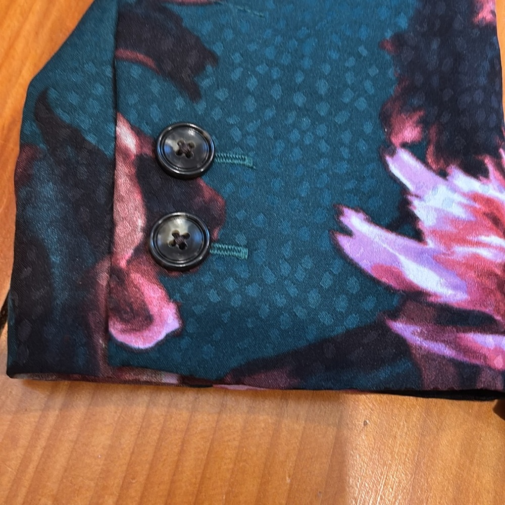 CARTONNIER 6 Floral Printed Open Blazer Jacket - Picture 6 of 9